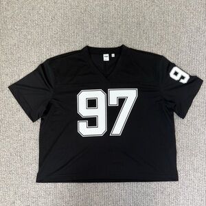 ARITZIA TNA Court Mesh Jersey in Black #97